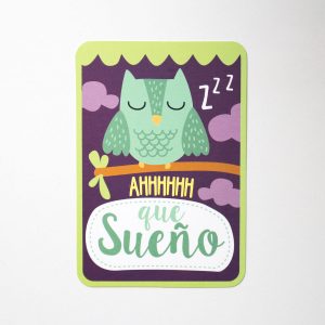 Búho ilustrado para carta