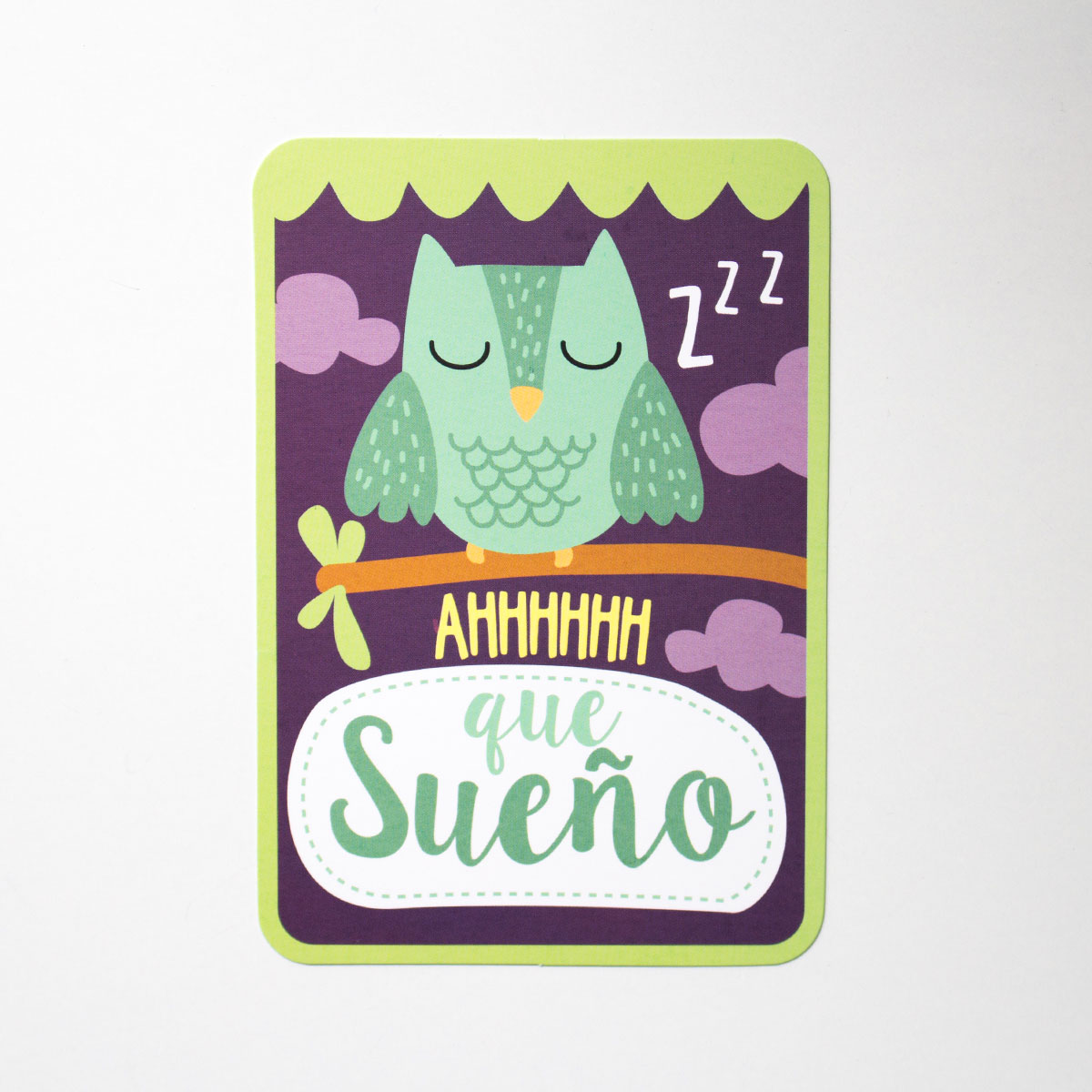 Búho ilustrado para carta