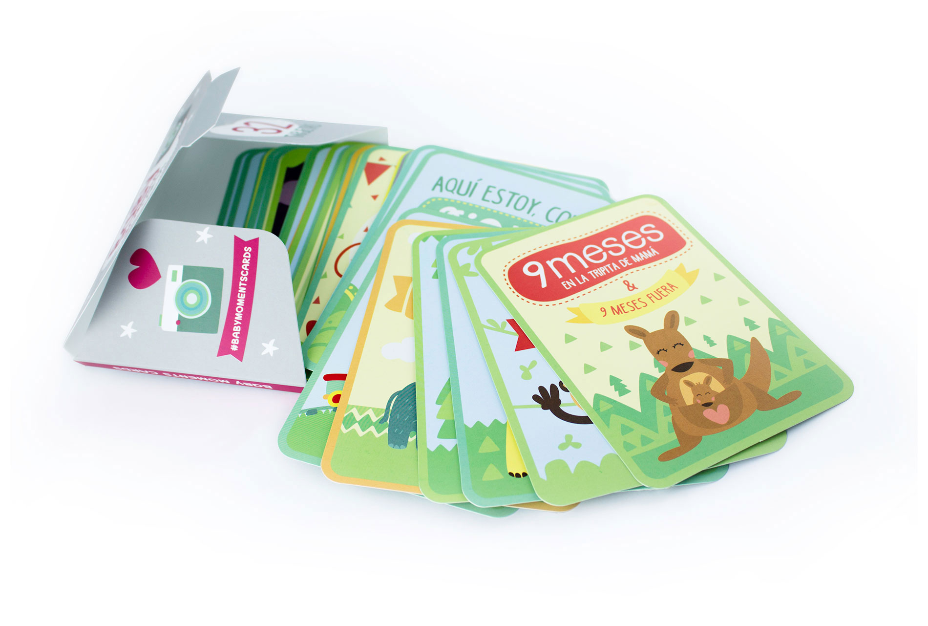 divertidas Ilustraciones Baby Moments Cards