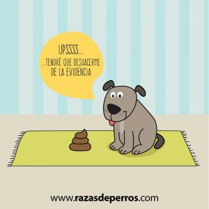 ilustración divertida de perro upss desviocreativo