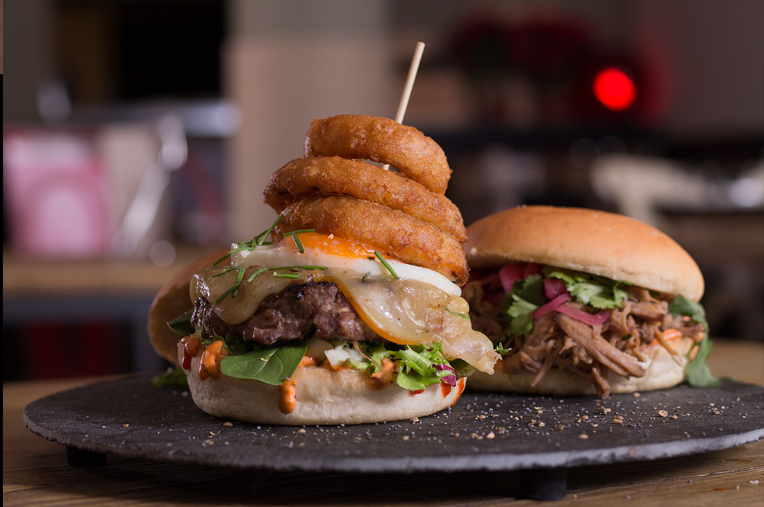 foto de hamburguesa