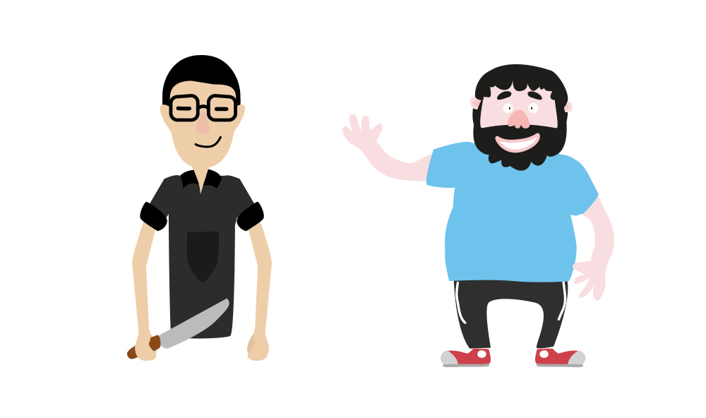 illustration de personaje para animacion