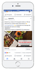 aviso facebook